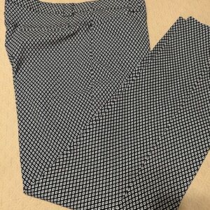 89th & Madison Monochrome Patterned Pants